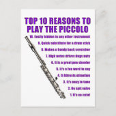 Piccolo Top 10 Postkarte (Vorderseite)