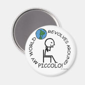 Piccolo - Weltumdrehungen Magnet (Vorderseite/Rückseite)
