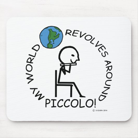 Piccolo - Weltumdrehungen Mousepad (Vorne)