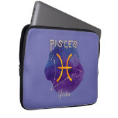 Pices Zodiac Signature Constellation Laptopschutzhülle (Vorne Rechts)