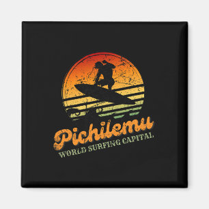 Pichilemu World Surfing Capital Vintage-Surf-Gesch Magnet