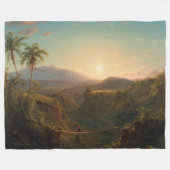 Pichincha Frederic Edwin Church Fleecedecke (Vorderseite (Horizontal))