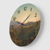 Pichincha Frederic Edwin Church Große Wanduhr (Winkel)