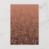 Pichwai Inspired Indian Wedding Enclosure Card Begleitkarte (Rückseite)