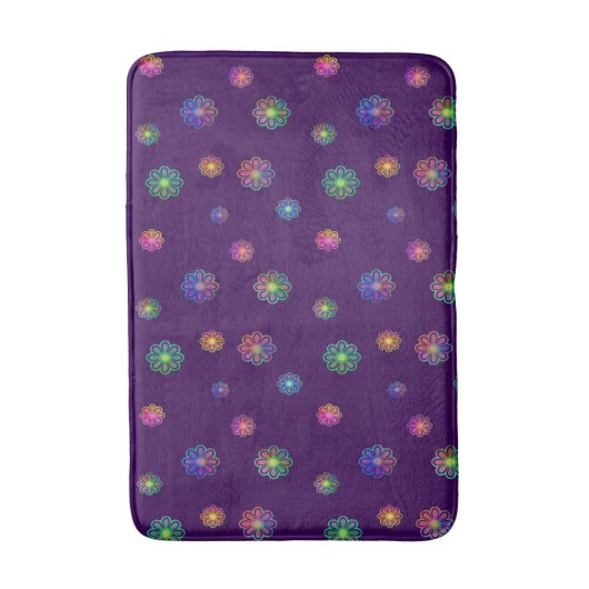 Pick a Posy Custom Background Badematte (Vorderseite Vertikal)