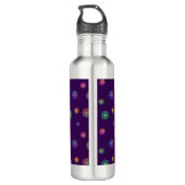 Pick a Posy Custom Background  Edelstahlflasche (Rückseite)