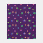 Pick a Posy Custom Background  Fleecedecke (Vorderseite)