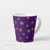 Pick a Posy Custom Background Milchtasse (Rechte Ecke)