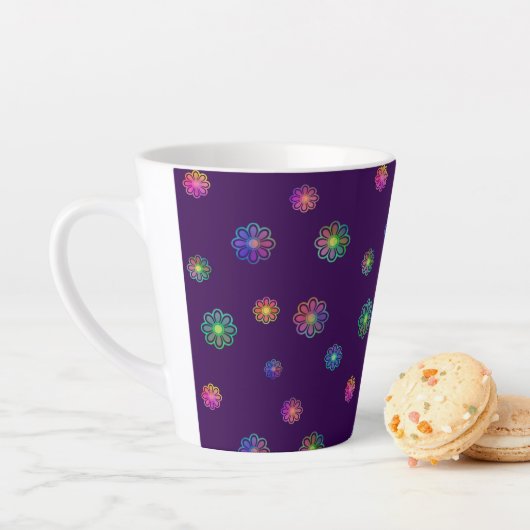 Pick a Posy Custom Background Milchtasse (Beispiel)