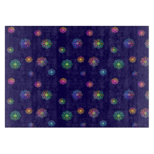 Pick a Posy Custom Background  Schneidebrett (Vorderseite)