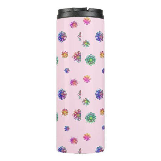 Pick a Posy Custom Background Thermosbecher (Rückseite)