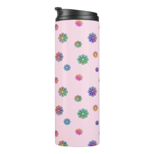 Pick a Posy Custom Background Thermosbecher (Nach rechts gedreht)