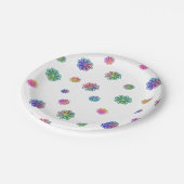 Pick a Posy Pappteller (Schrägansicht)