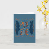 Pick A Side Karte (Gelbe Blume)