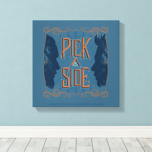 Pick A Side Leinwanddruck (Insitu (Holzboden))