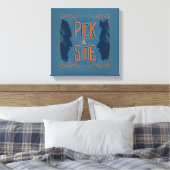 Pick A Side Leinwanddruck (Insitu (Schlafzimmer))