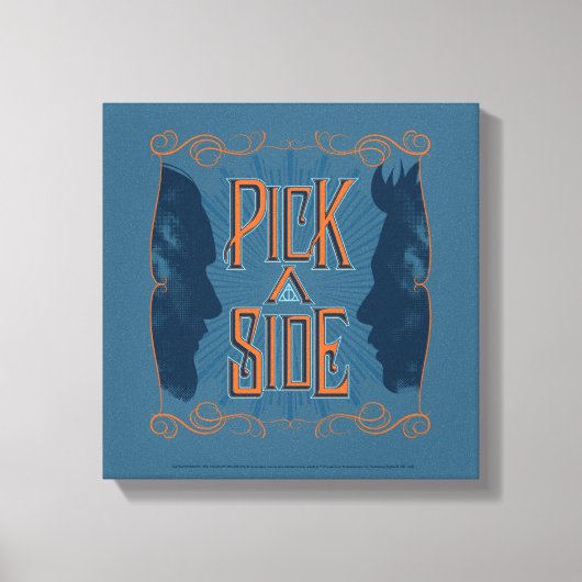 Pick A Side Leinwanddruck (Vorderseite)