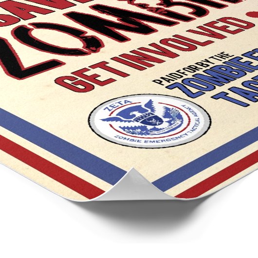 Pick a Side Uncle Sam Poster (Ecke)