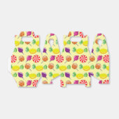 Pick and Mix Candy Yellow Pattern Geschenkschachtel (Ungefaltet)