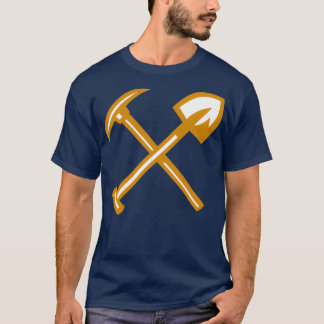 Pick Ax Shovel Crossed Retro T-Shirt