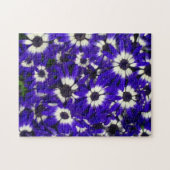 Pick Blue Flowers Puzzle (Horizontal)