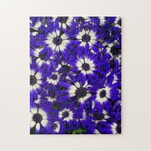 Pick Blue Flowers Puzzle (Vertikal)