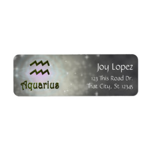 Pick Color Aquarius Zodiac Astrologisches Zeichen
