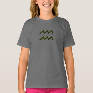 Pick Color Aquarius Zodiac Astrologisches Zeichen T-Shirt