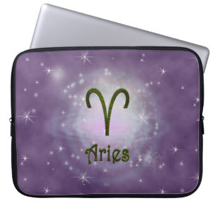 Pick Color Aries Zodiac Astrologisches Zeichen Laptopschutzhülle