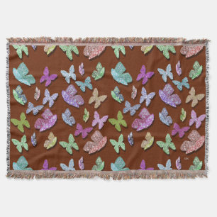 Pick Color Butterflies Surreal & Fluttering Decke