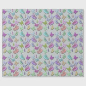 Pick Color Butterflies Surreal & Fluttering Geschenkpapier (Flach)
