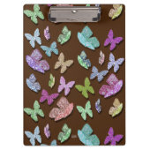 Pick Color Butterflies Surreal & Fluttering Klemmbrett (Vorderseite)