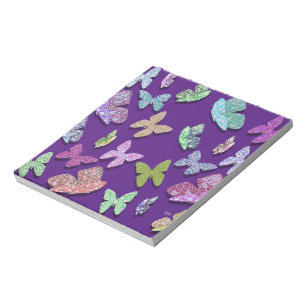 Pick Color Butterflies Surreal & Fluttering Notizblock