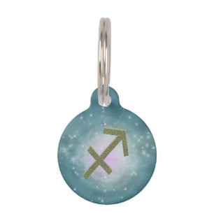 Pick Color Sagittarier Zodiac Astrologisches Zeich Haustiermarke