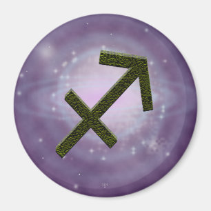 Pick Color Sagittarier Zodiac Astrologisches Zeich Magnet