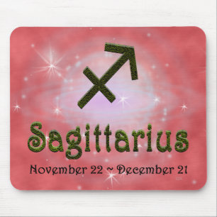 Pick Color Sagittarier Zodiac Astrologisches Zeich Mousepad