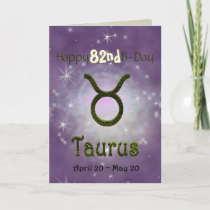 Pick Color Taurus Zodiac Astrologisches Zeichen Karte