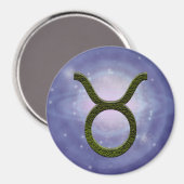Pick Color Taurus Zodiac Astrologisches Zeichen Magnet (Vorderseite/Rückseite)