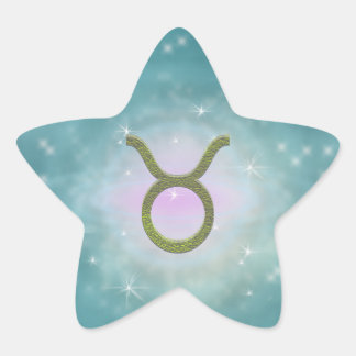 Pick Color Taurus Zodiac Astrologisches Zeichen Stern-Aufkleber