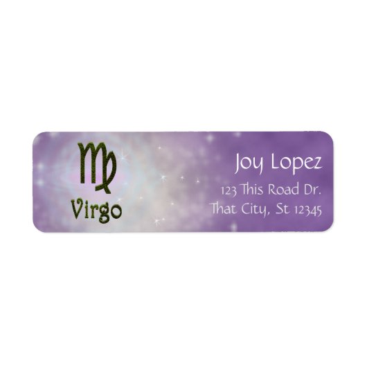 Pick Color Virgo Zodiac Astrologisches Zeichen (Vorne)