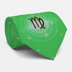 Pick Color Virgo Zodiac Astrologisches Zeichen Krawatte