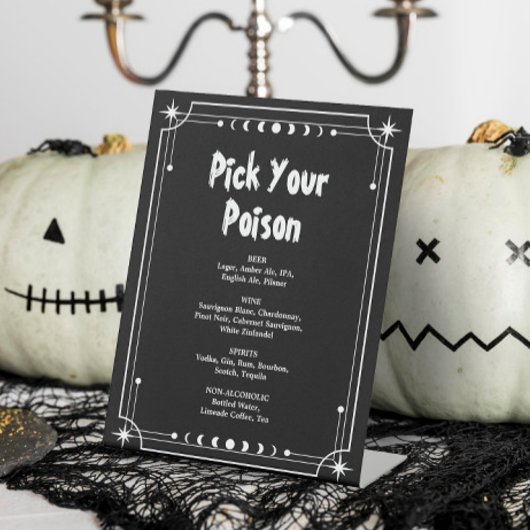 Pick Dein Gift Halloween-Bar Sockelschild