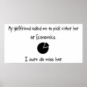Pick Girlfriend oder Economics Poster (Vorne)