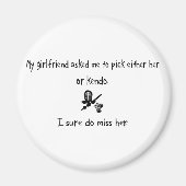 Pick Girlfriend oder Kendo Magnet (Vorne)