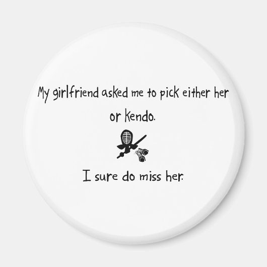 Pick Girlfriend oder Kendo Magnet (Vorne)