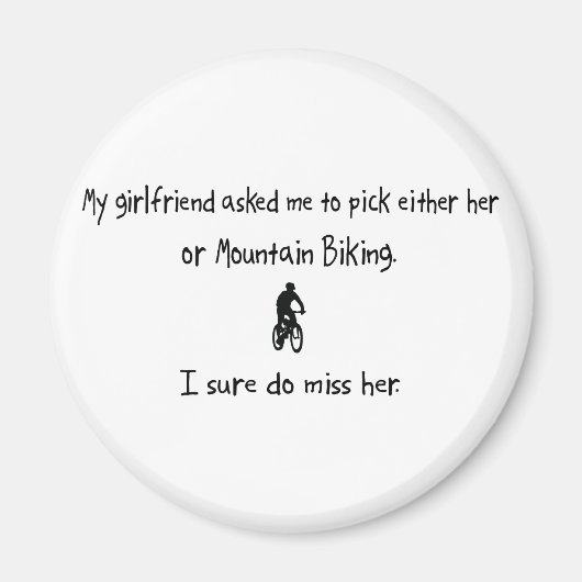 Pick Girlfriend oder Mountainbike Magnet (Vorne)