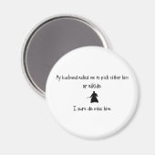 Pick Husband oder Aikido Magnet (Vorderseite/Rückseite)