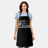 Pick it up Partner I'm Going Alone Euchre Player C Schürze (Getragen)