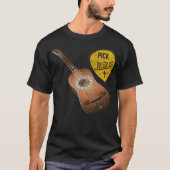 Pick Jesus Christliche MusikPastor Gitarre T- Wors T-Shirt (Vorderseite)