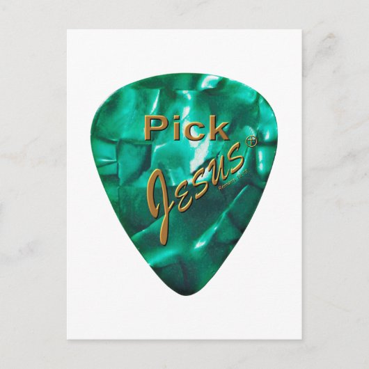 Pick Jesus Postkarte (Vorderseite)